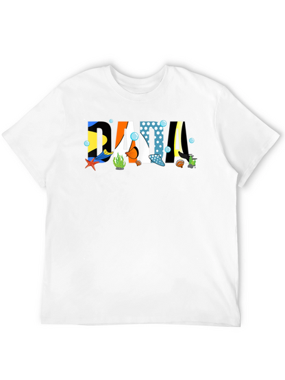 DADA Ocean Graphic Tee - Mens Black T-Shirt