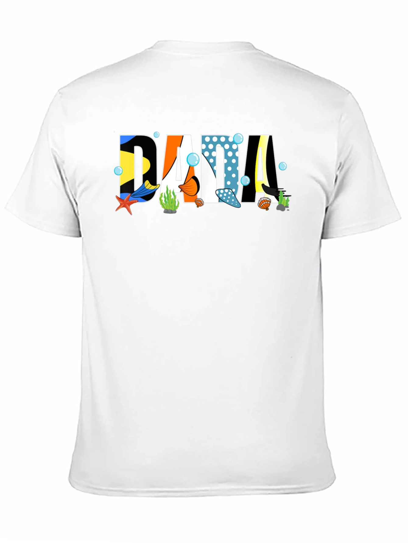 DADA Ocean Graphic Tee - Mens Black T-Shirt