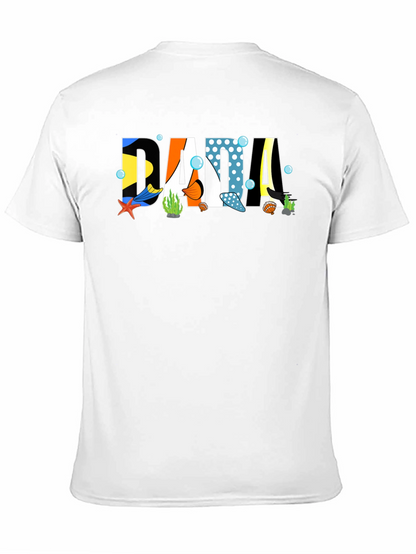 DADA Ocean Graphic Tee - Mens Black T-Shirt
