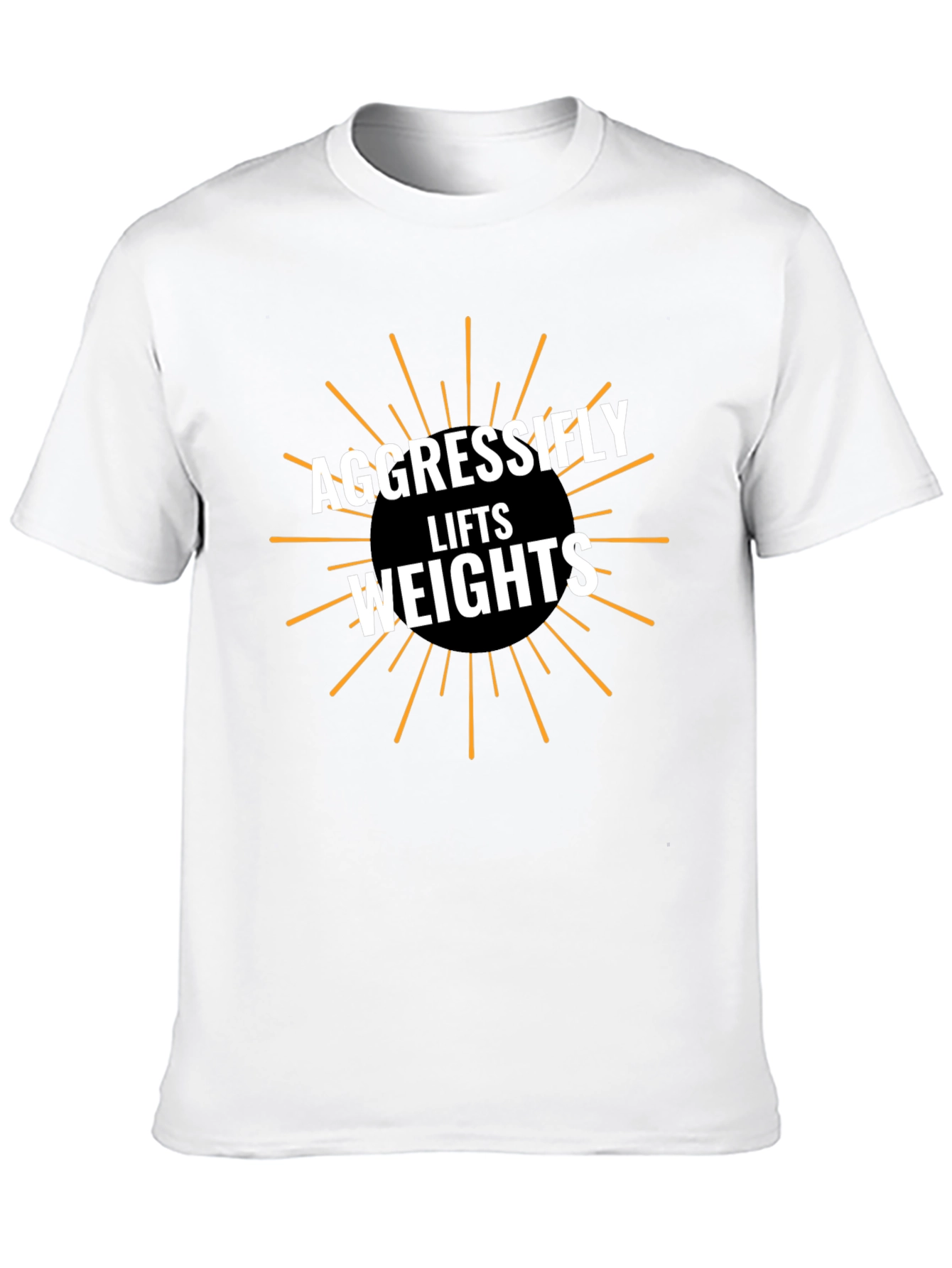 Aggressifly Lifts Weights Graphic Tee - Black