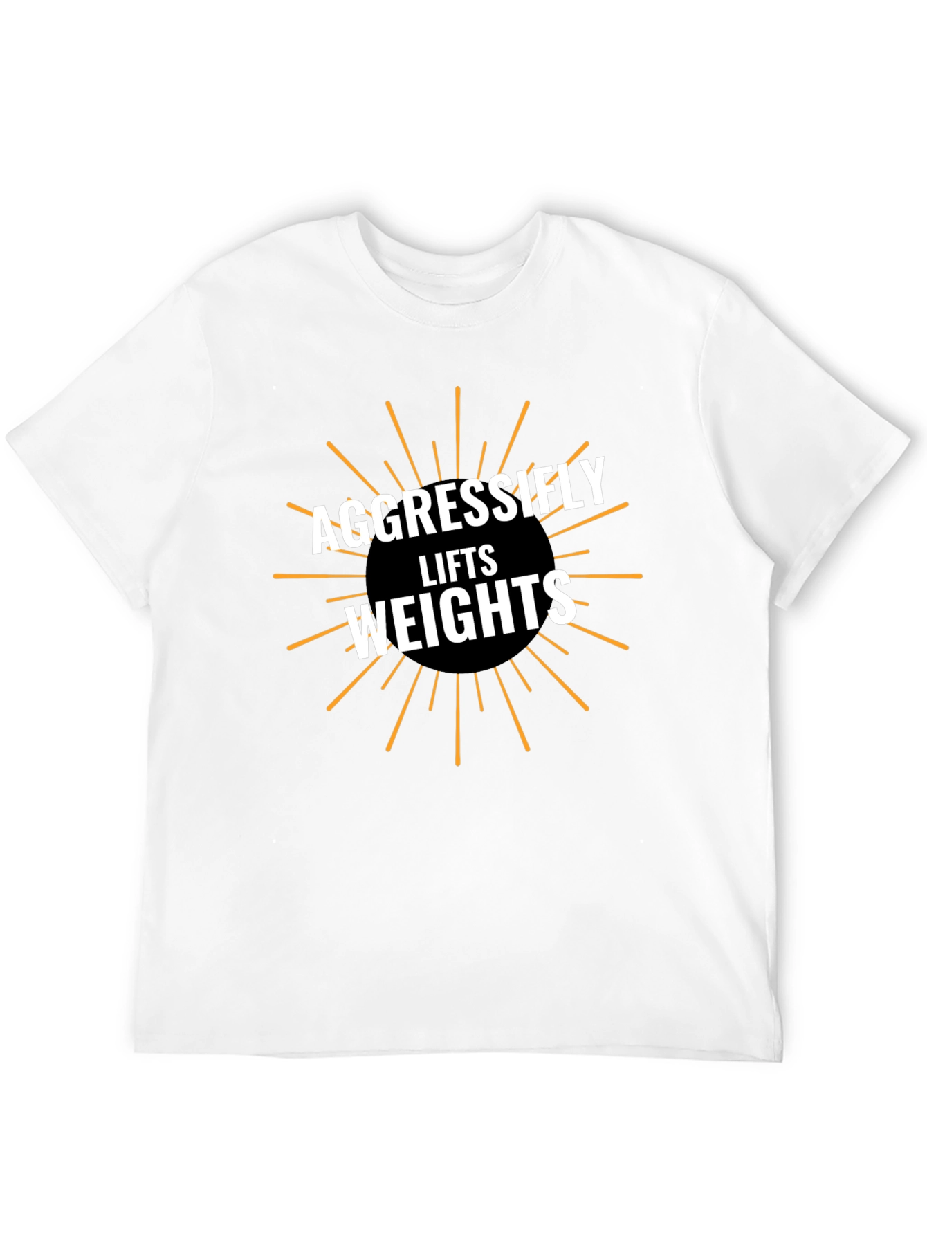 Aggressifly Lifts Weights Graphic Tee - Black