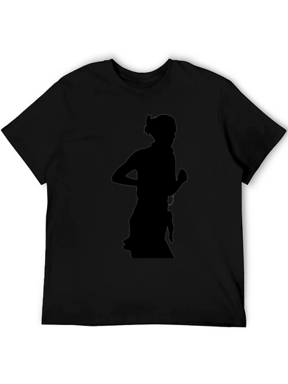 Silhouette Runner Graphic Tee - Black