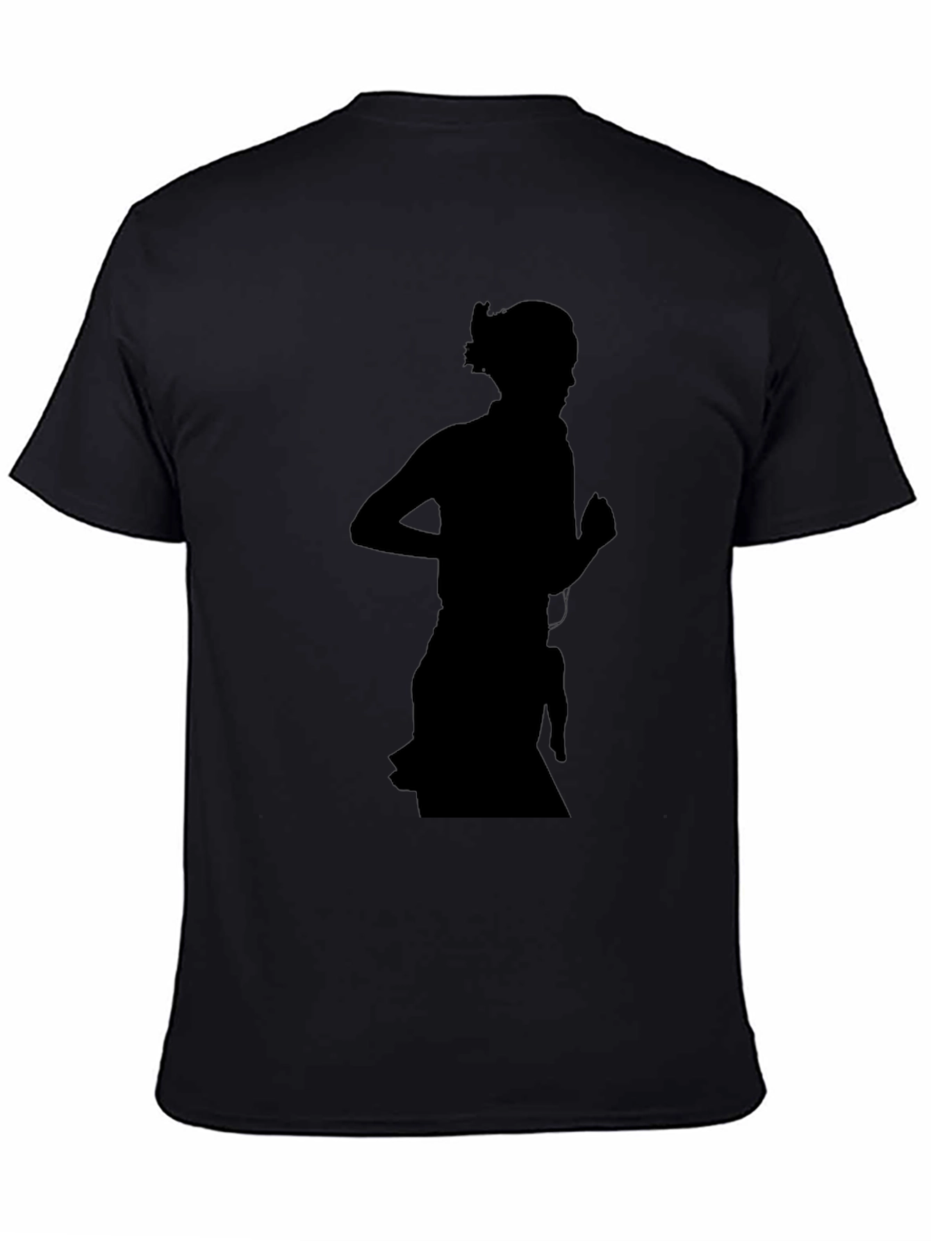 Silhouette Runner Graphic Tee - Black