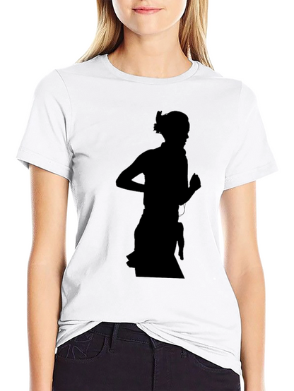 Silhouette Runner Graphic Tee - Black