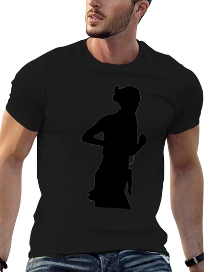 Silhouette Runner Graphic Tee - Black