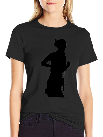 Silhouette Runner Graphic Tee - Black