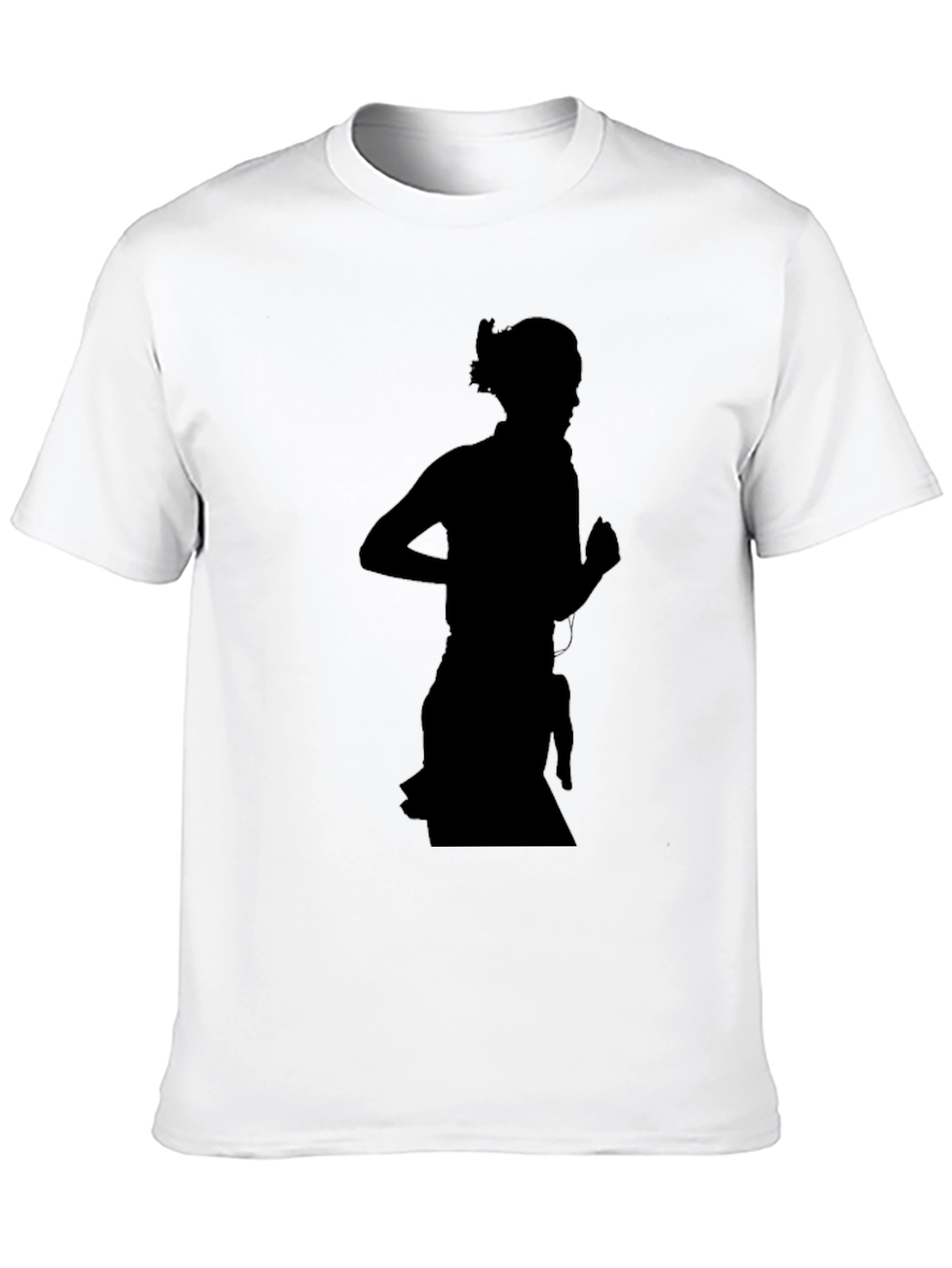 Silhouette Runner Graphic Tee - Black