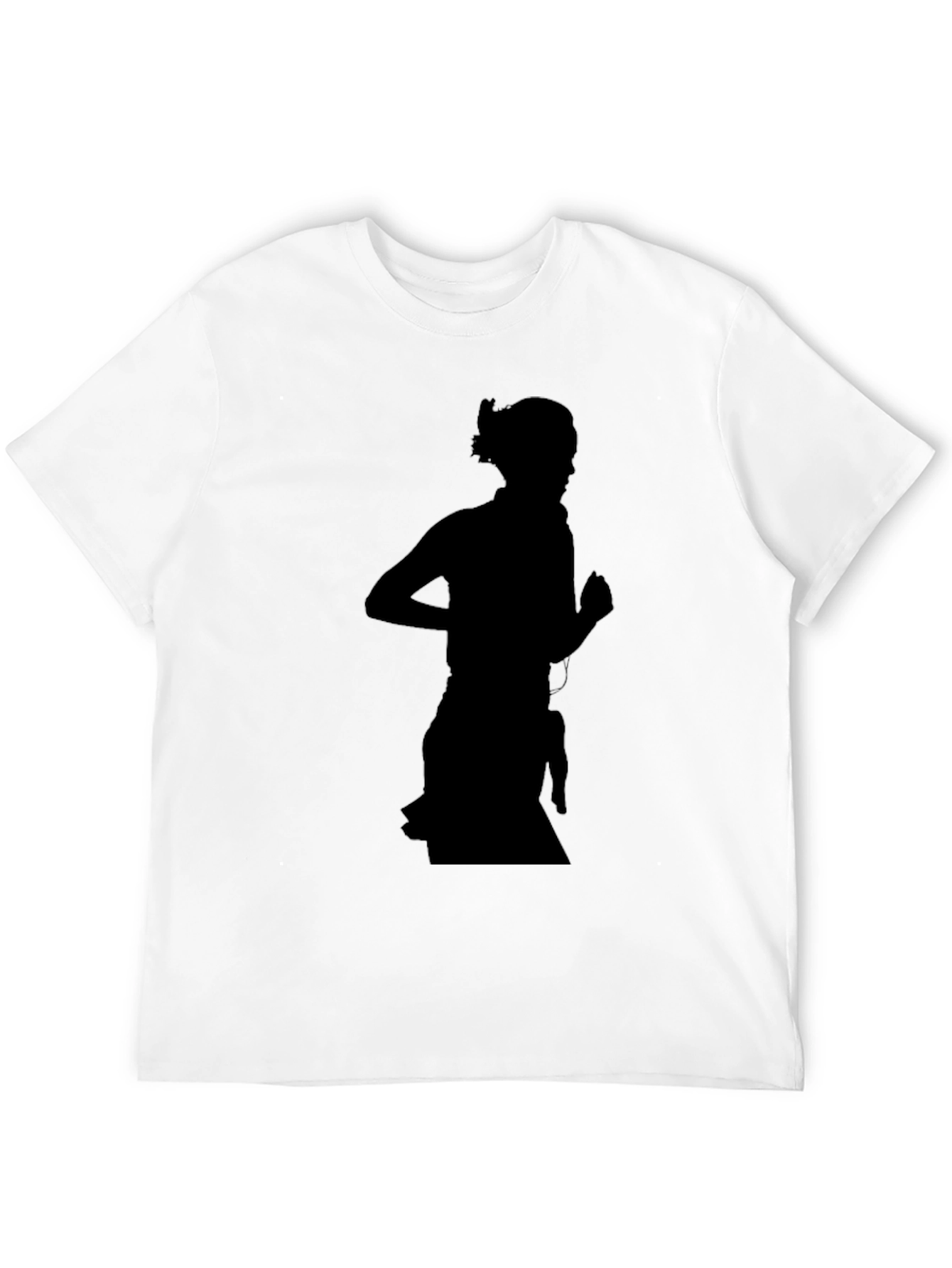 Silhouette Runner Graphic Tee - Black