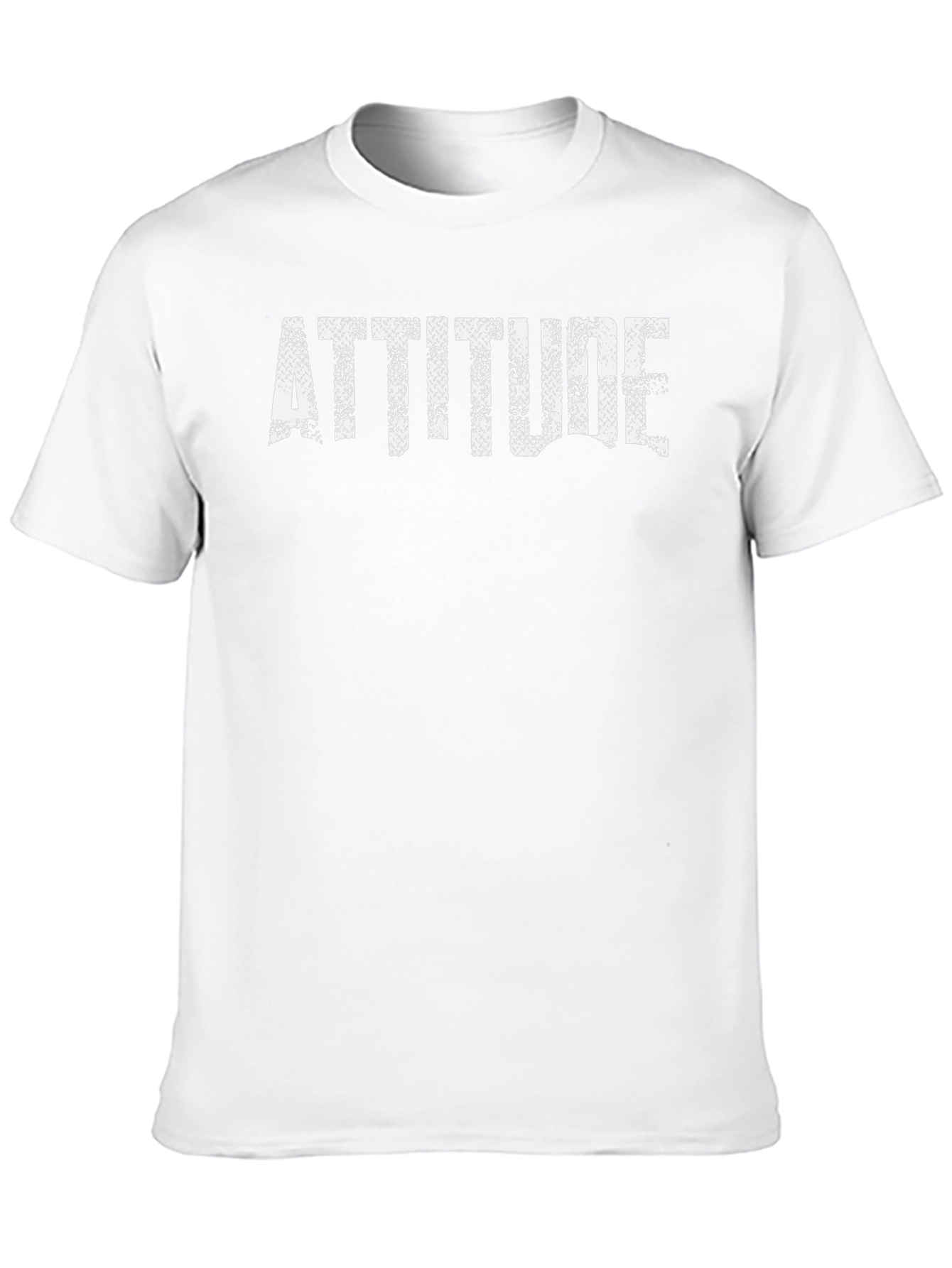 Attitude Graphic Print Black T-Shirt