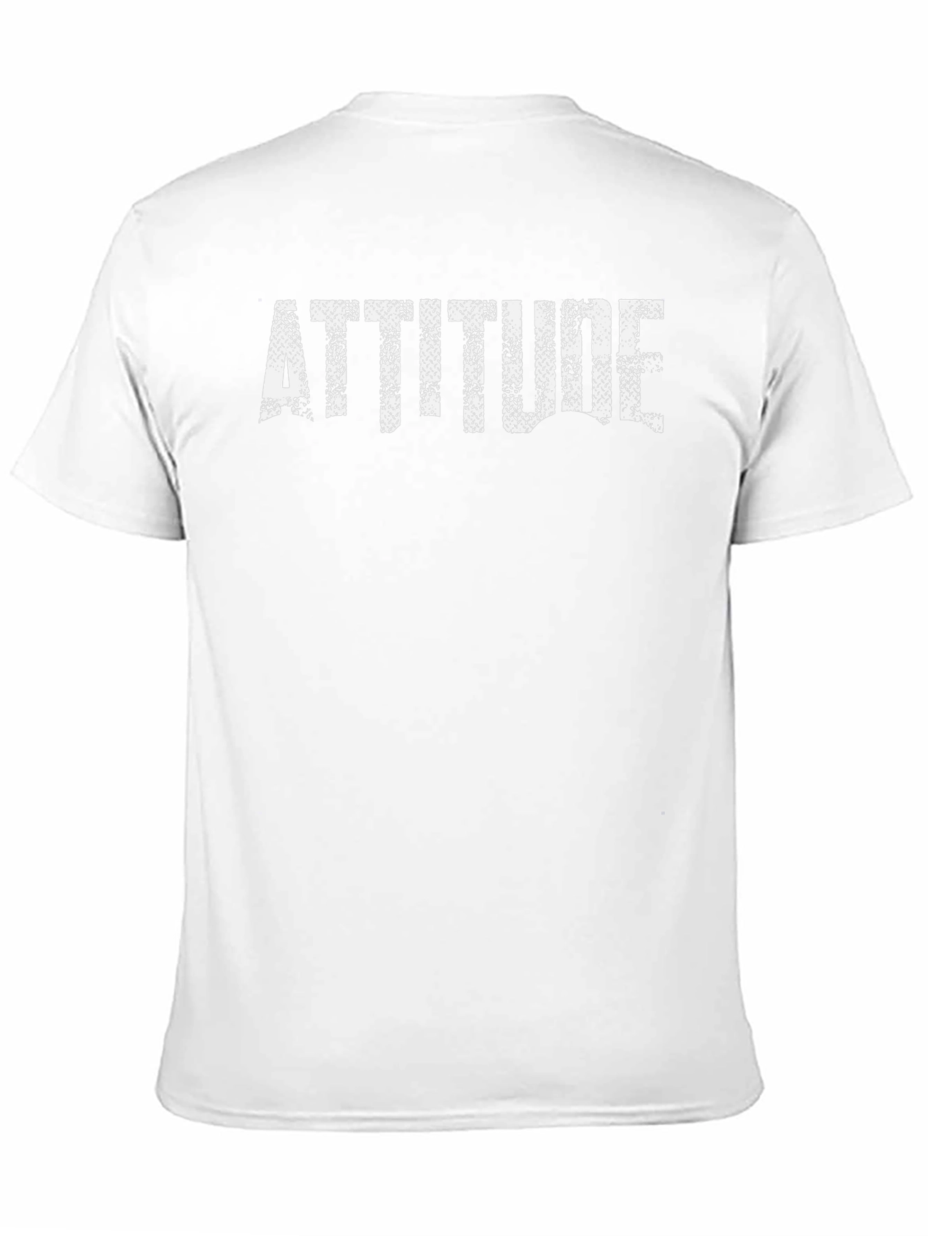 Attitude Graphic Print Black T-Shirt