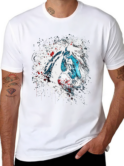 Horse Graphic T-Shirt - Unique Animal Print