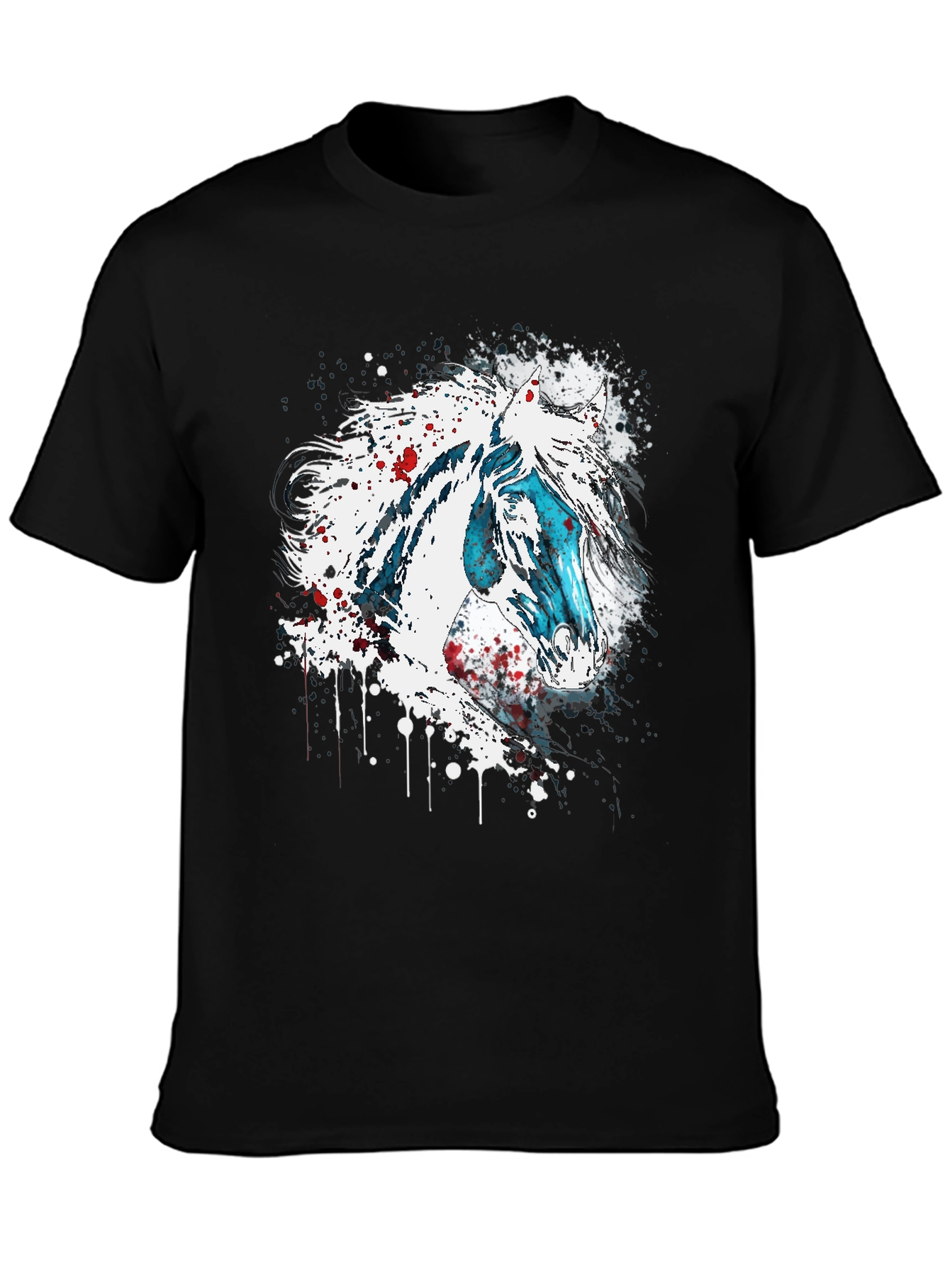 Horse Graphic T-Shirt - Unique Animal Print