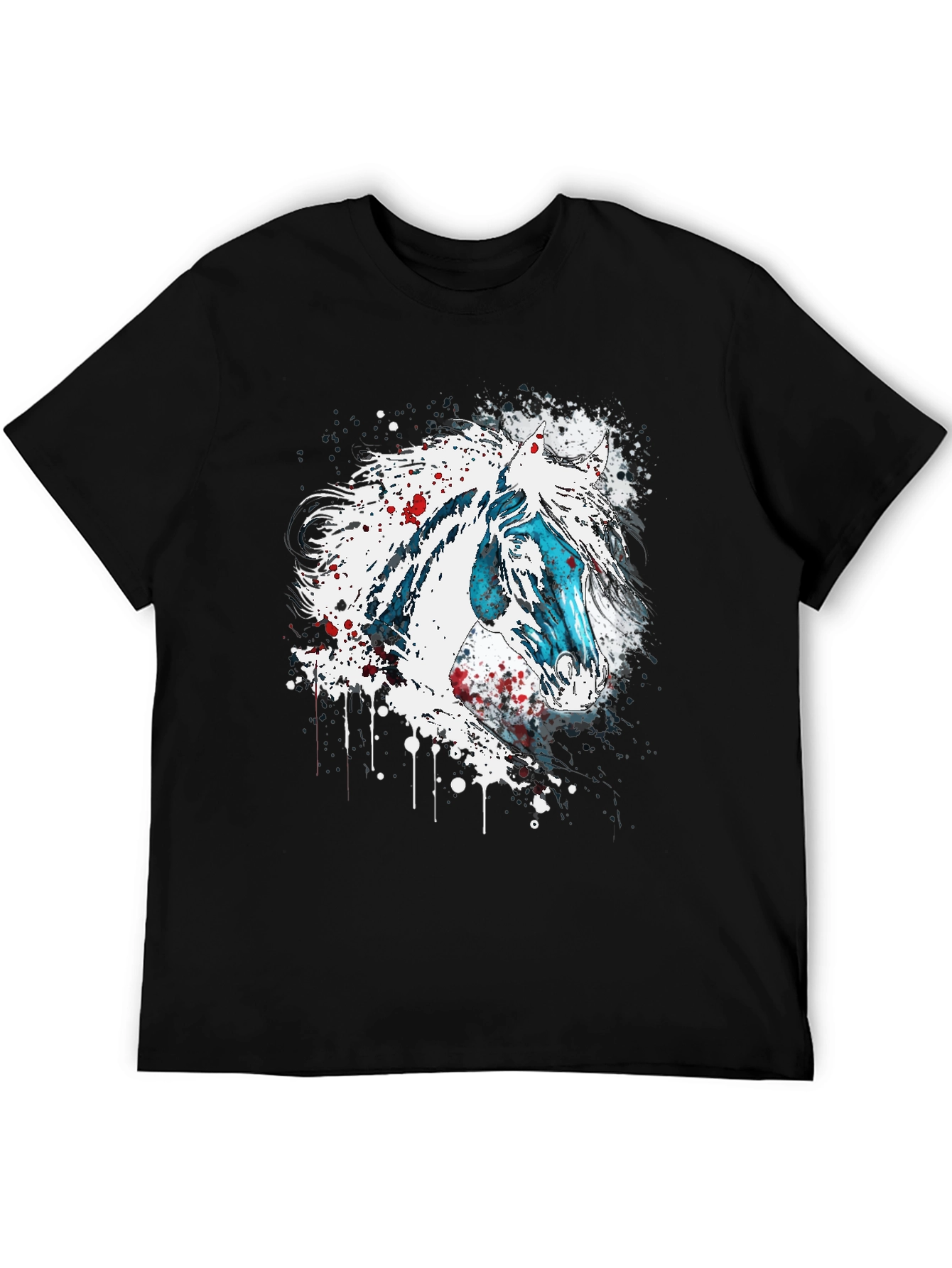 Horse Graphic T-Shirt - Unique Animal Print