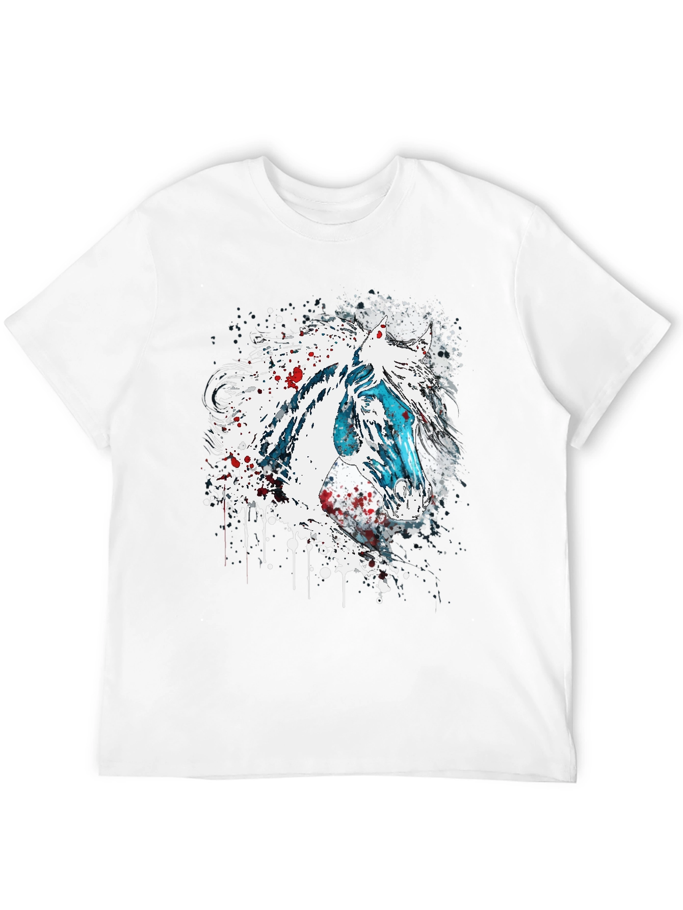Horse Graphic T-Shirt - Unique Animal Print