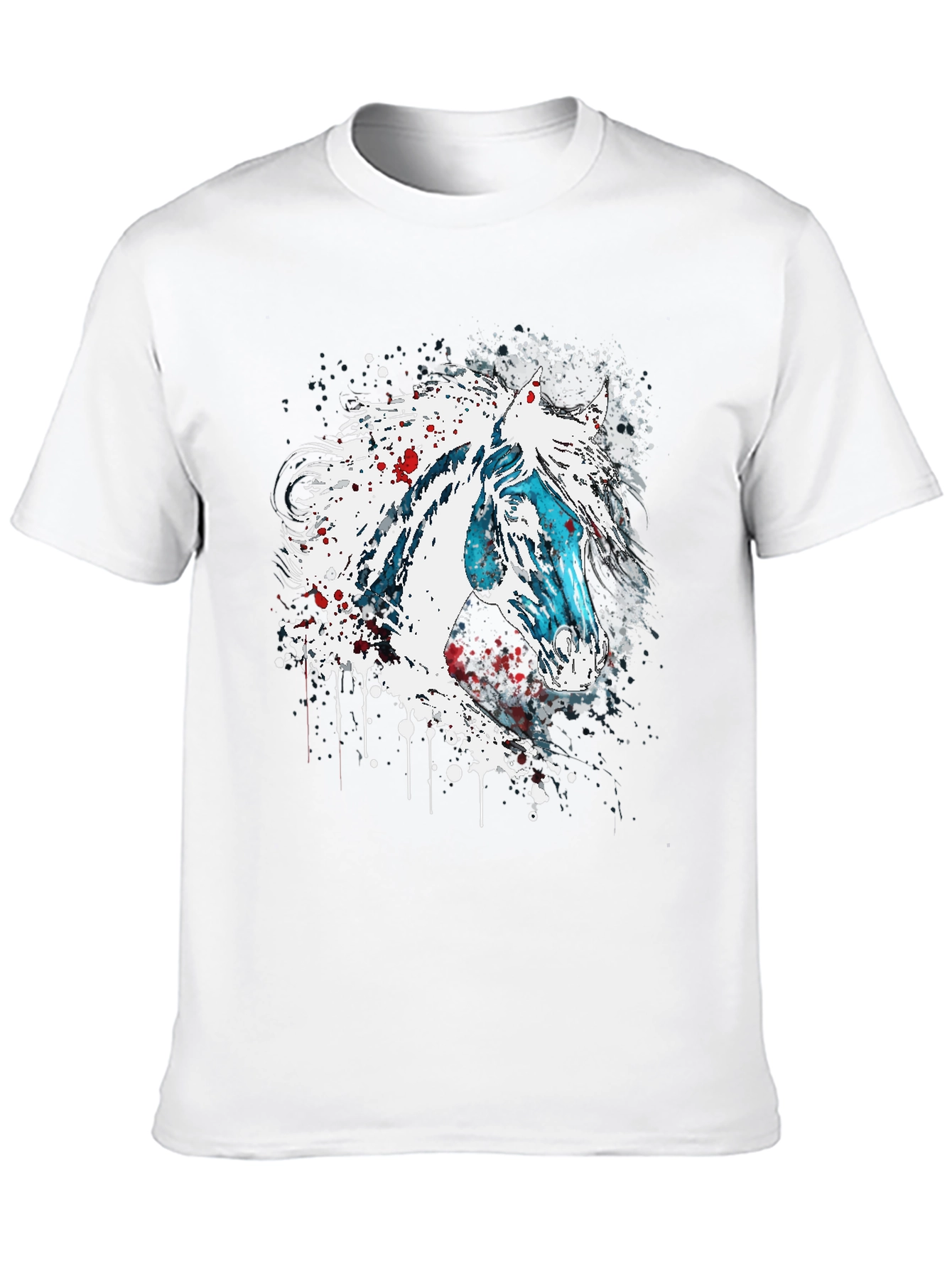 Horse Graphic T-Shirt - Unique Animal Print