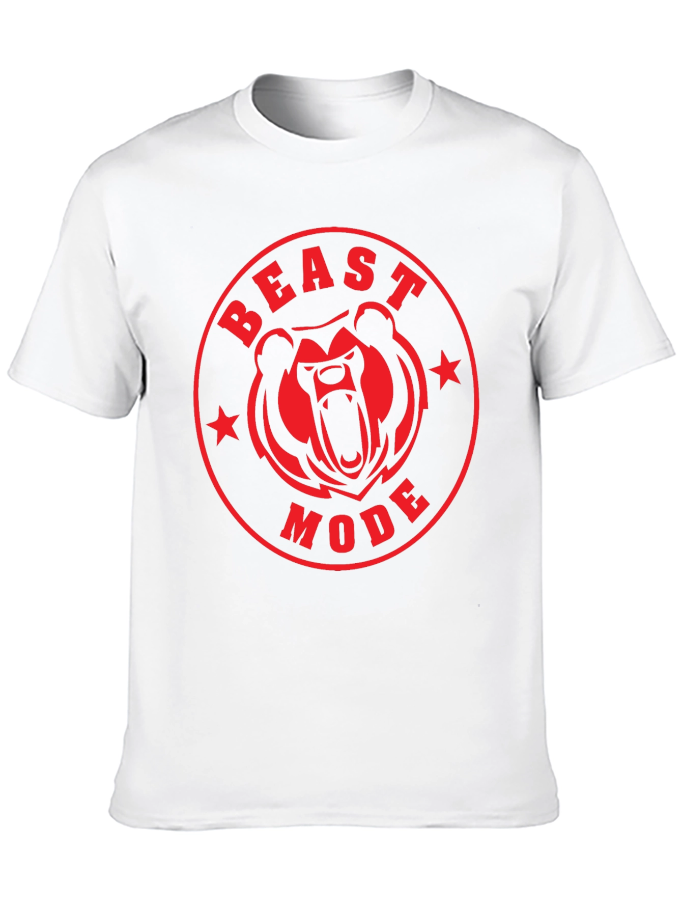 Beast Mode Bear Graphic T-Shirt