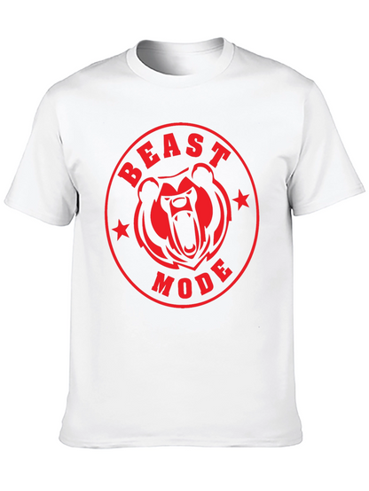 Beast Mode Bear Graphic T-Shirt