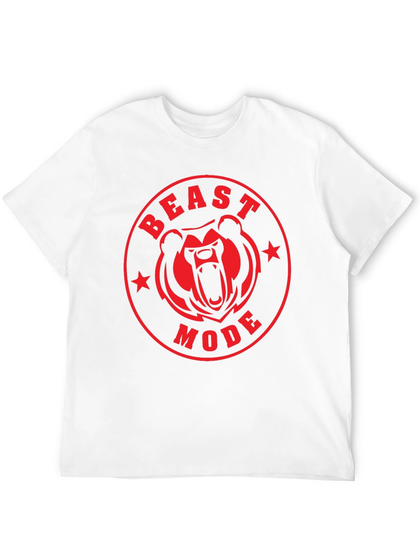 Beast Mode Bear Graphic T-Shirt