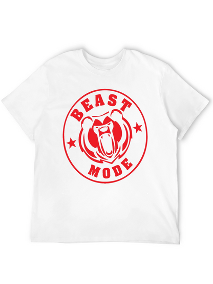Beast Mode Bear Graphic T-Shirt