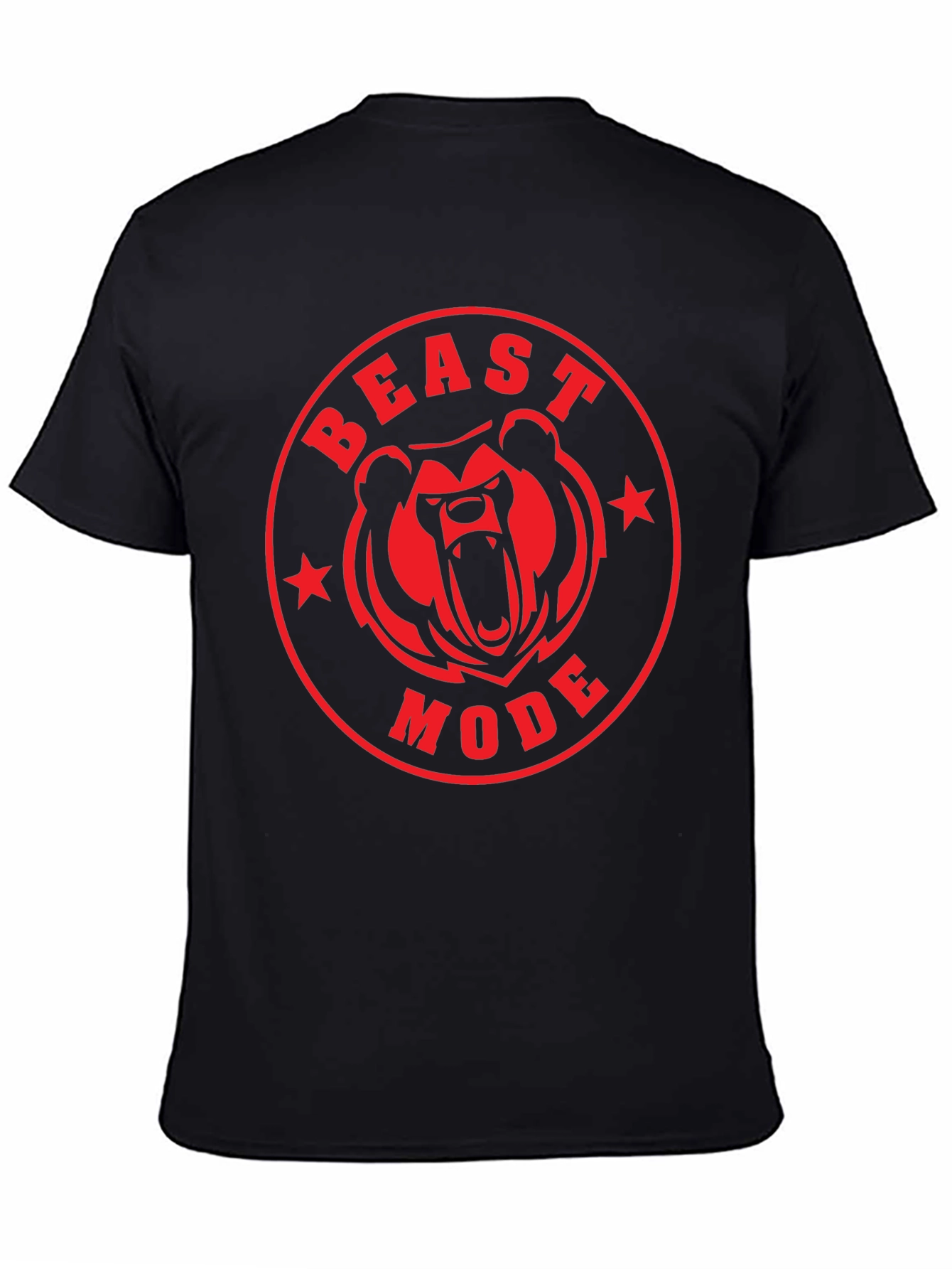 Beast Mode Bear Graphic T-Shirt