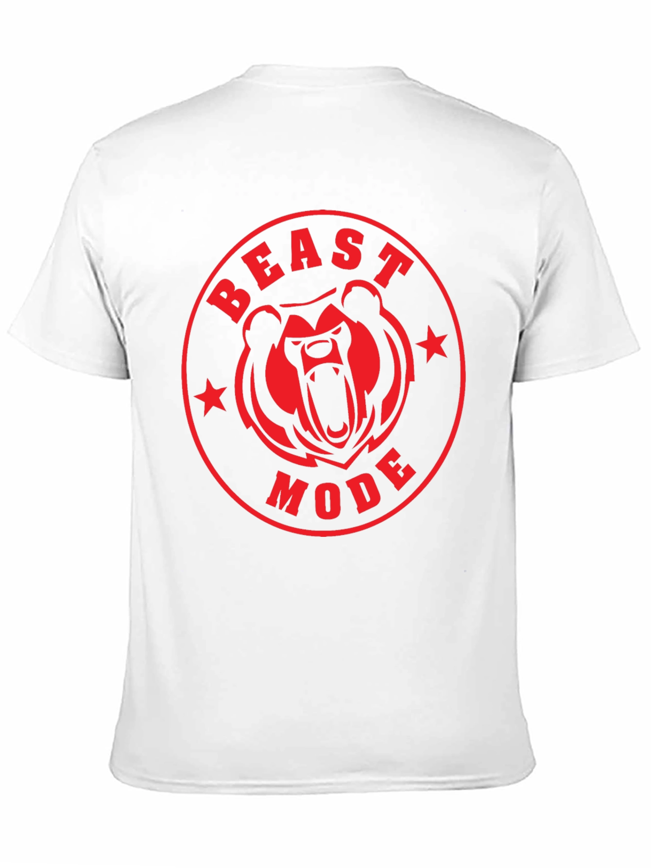 Beast Mode Bear Graphic T-Shirt