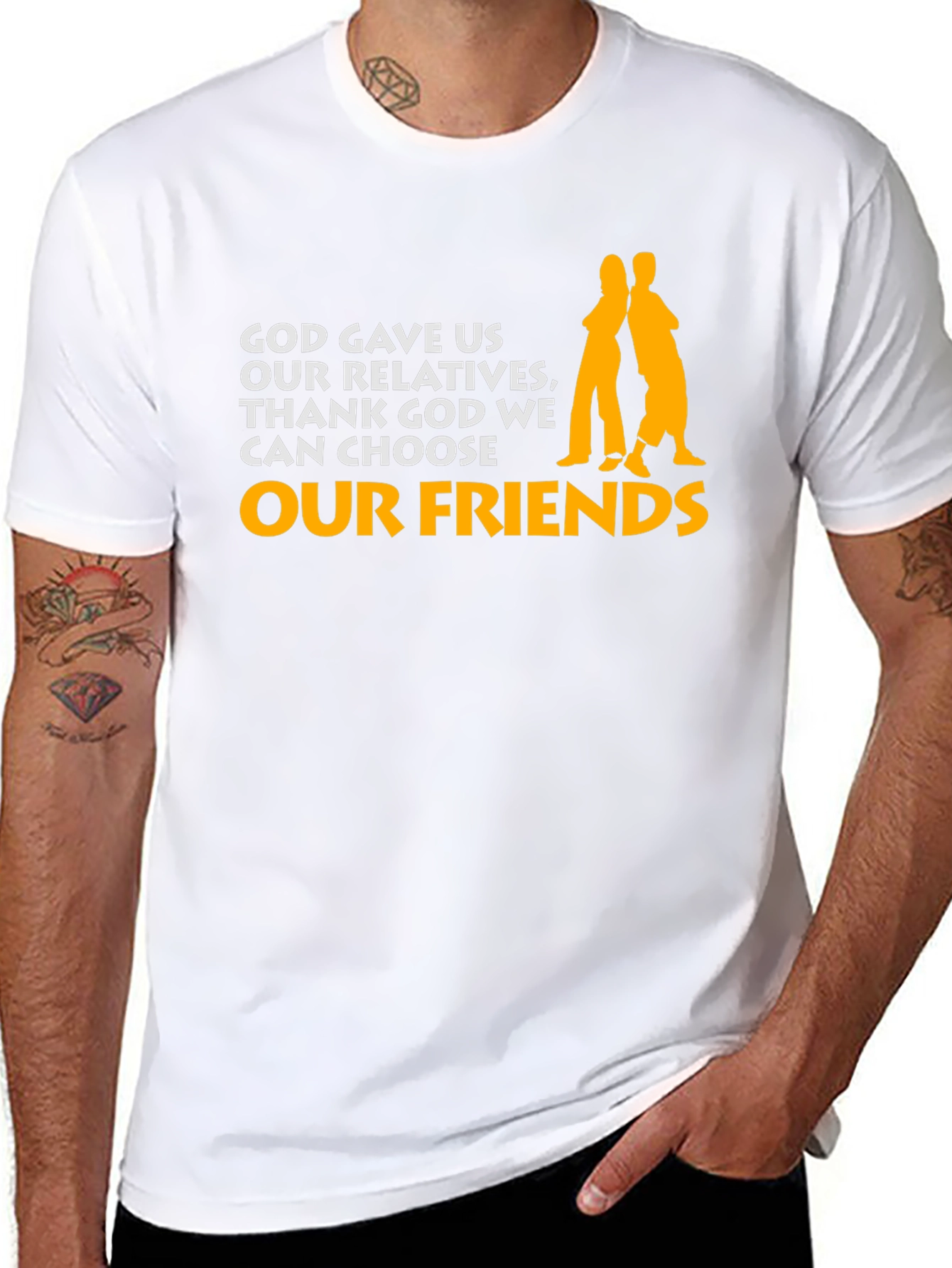 God Gave Us Relatives Graphic Tee