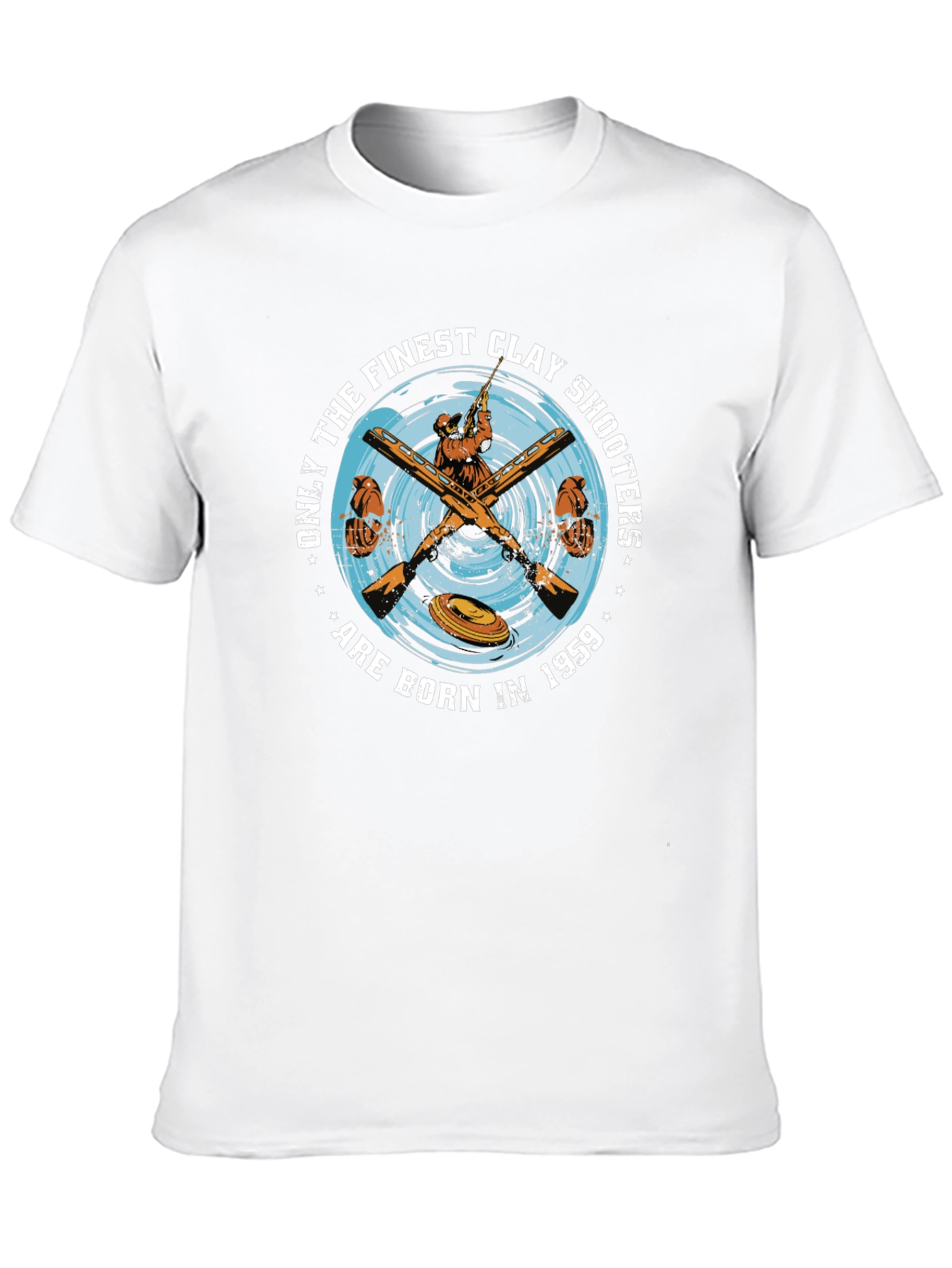 Finest Clay Shooters Born 1959 Black T-Shirt