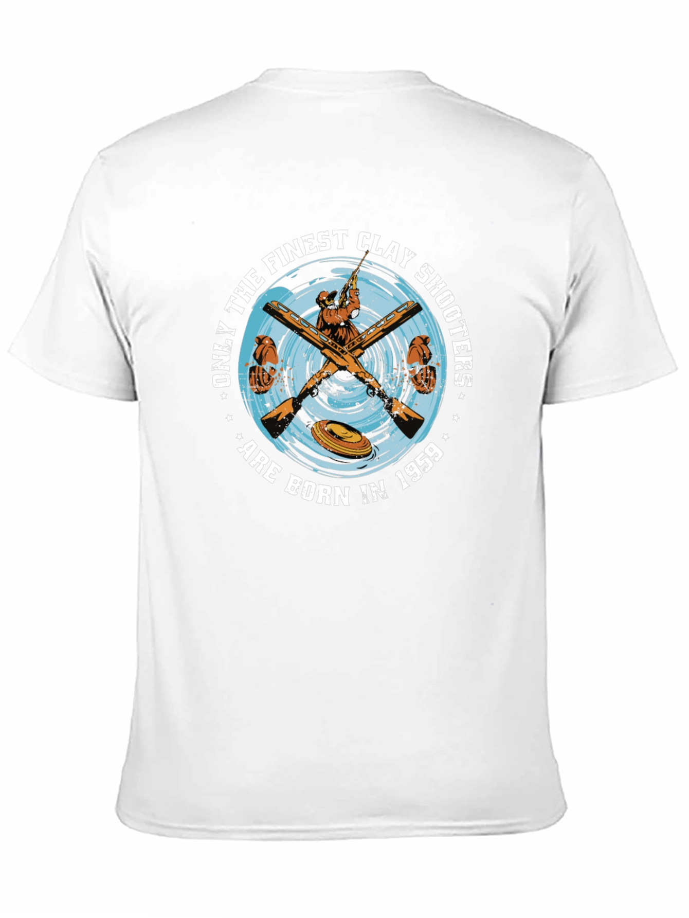 Finest Clay Shooters Born 1959 Black T-Shirt