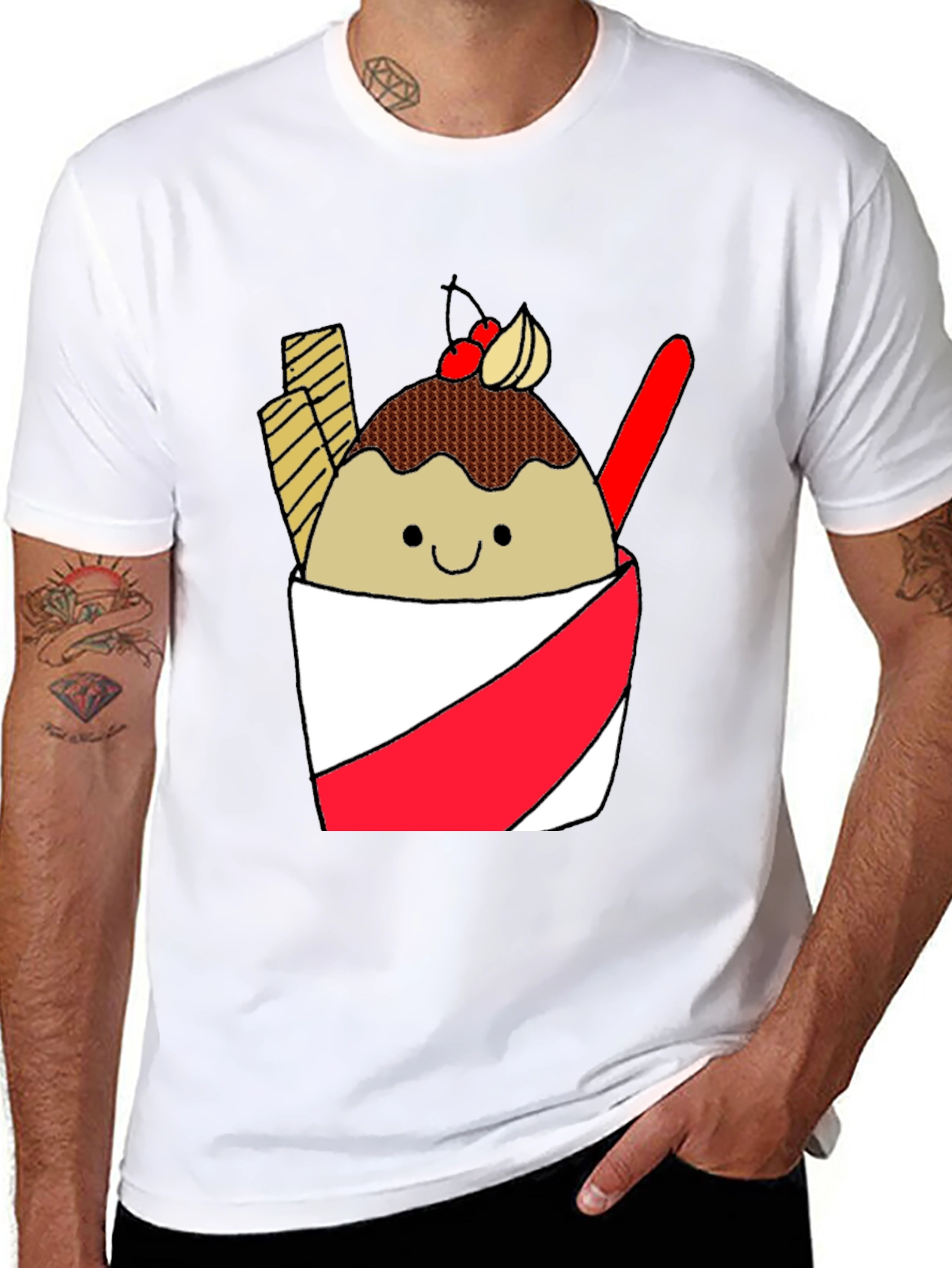Cute Dessert Graphic T-Shirt