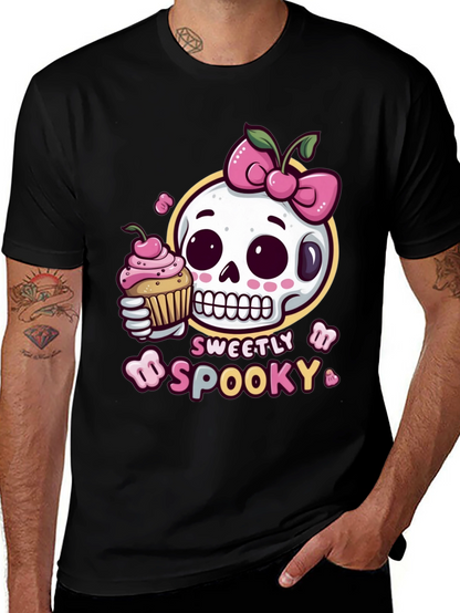 Sweetly Spooky Skull T-Shirt