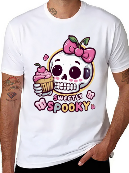 Sweetly Spooky Skull T-Shirt