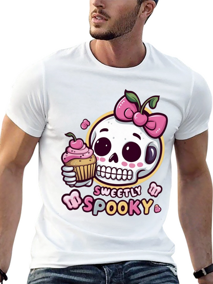 Sweetly Spooky Skull T-Shirt