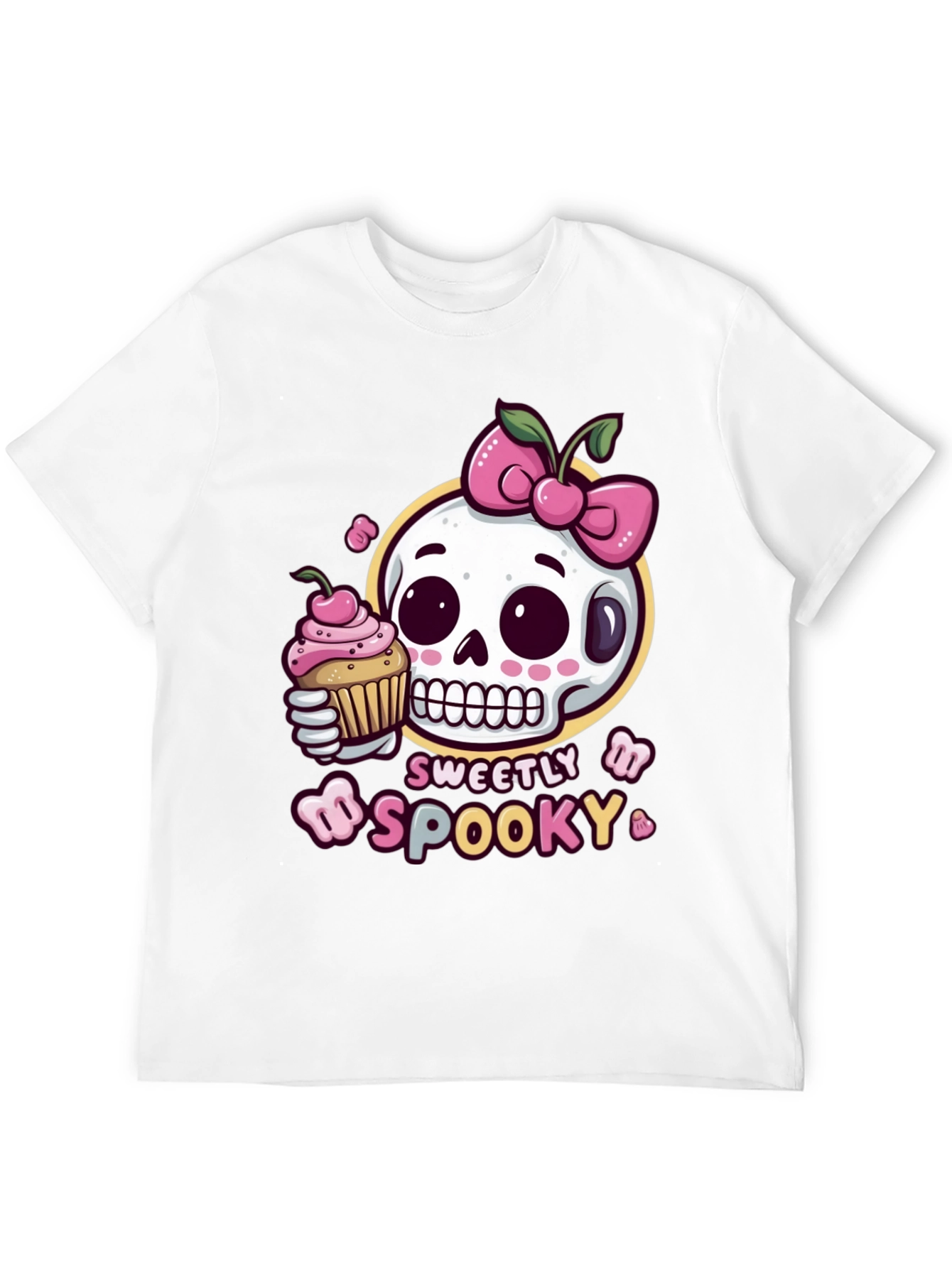 Sweetly Spooky Skull T-Shirt