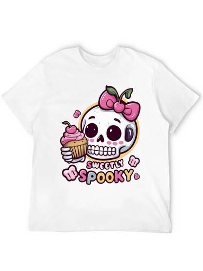 Sweetly Spooky Skull T-Shirt