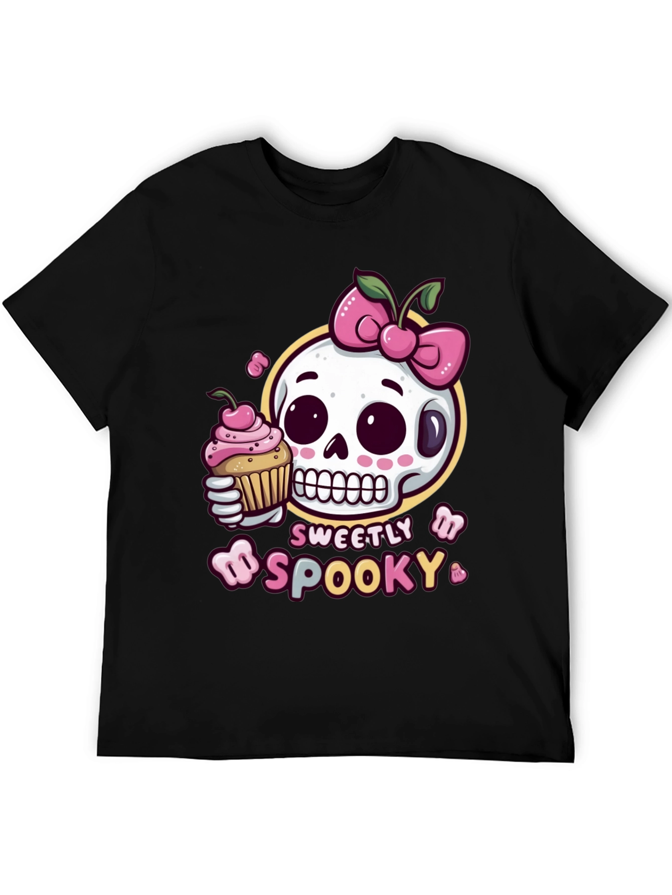Sweetly Spooky Skull T-Shirt