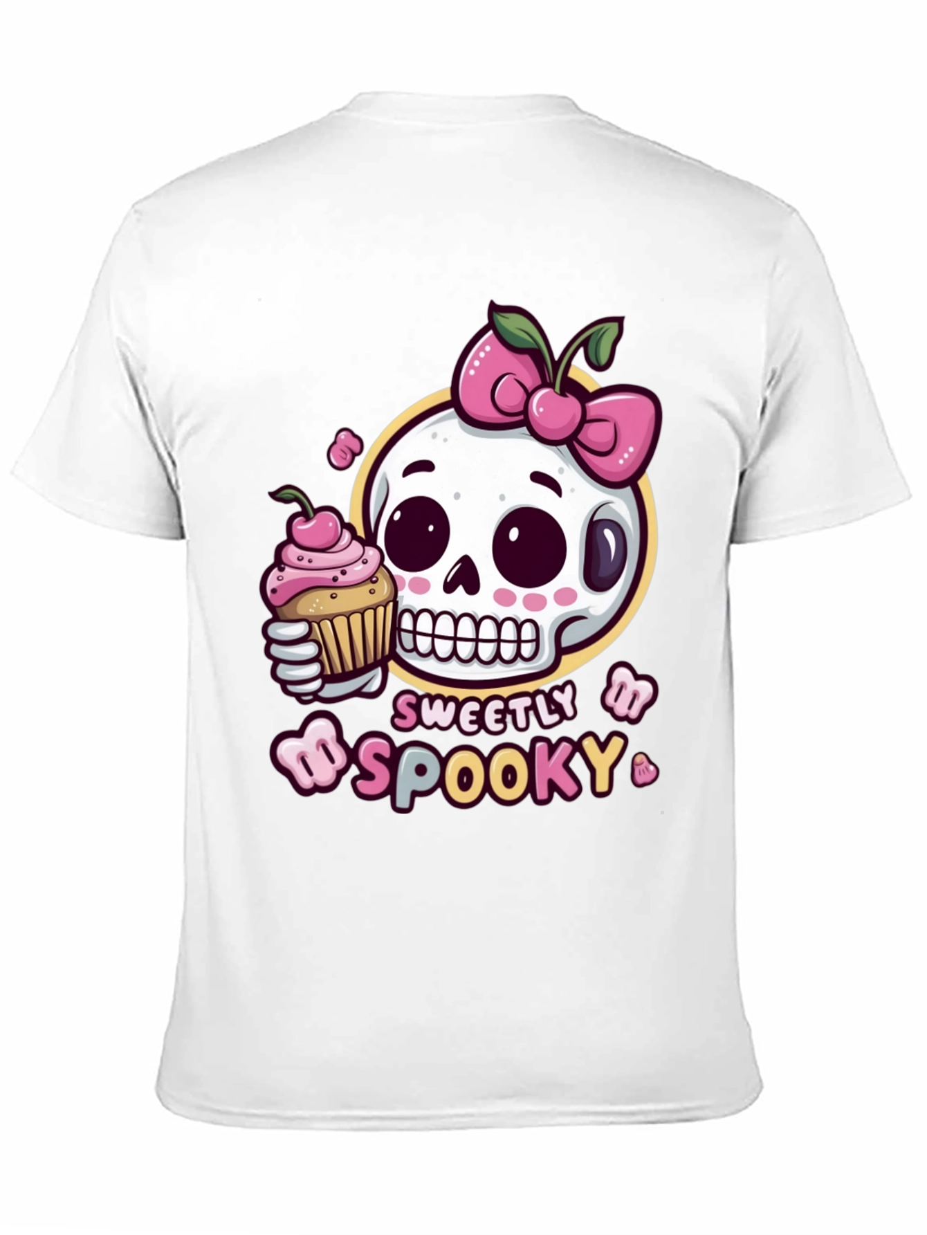 Sweetly Spooky Skull T-Shirt