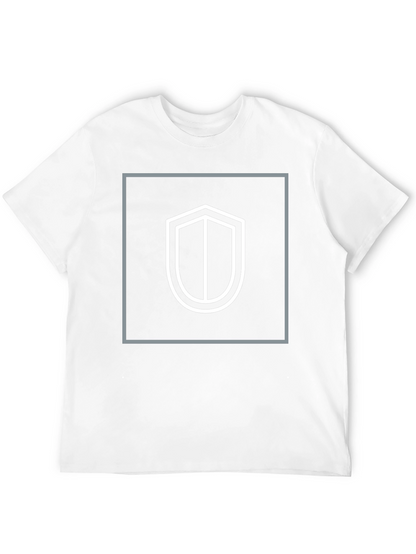 Shield Graphic Black T-Shirt - Stylish Protection