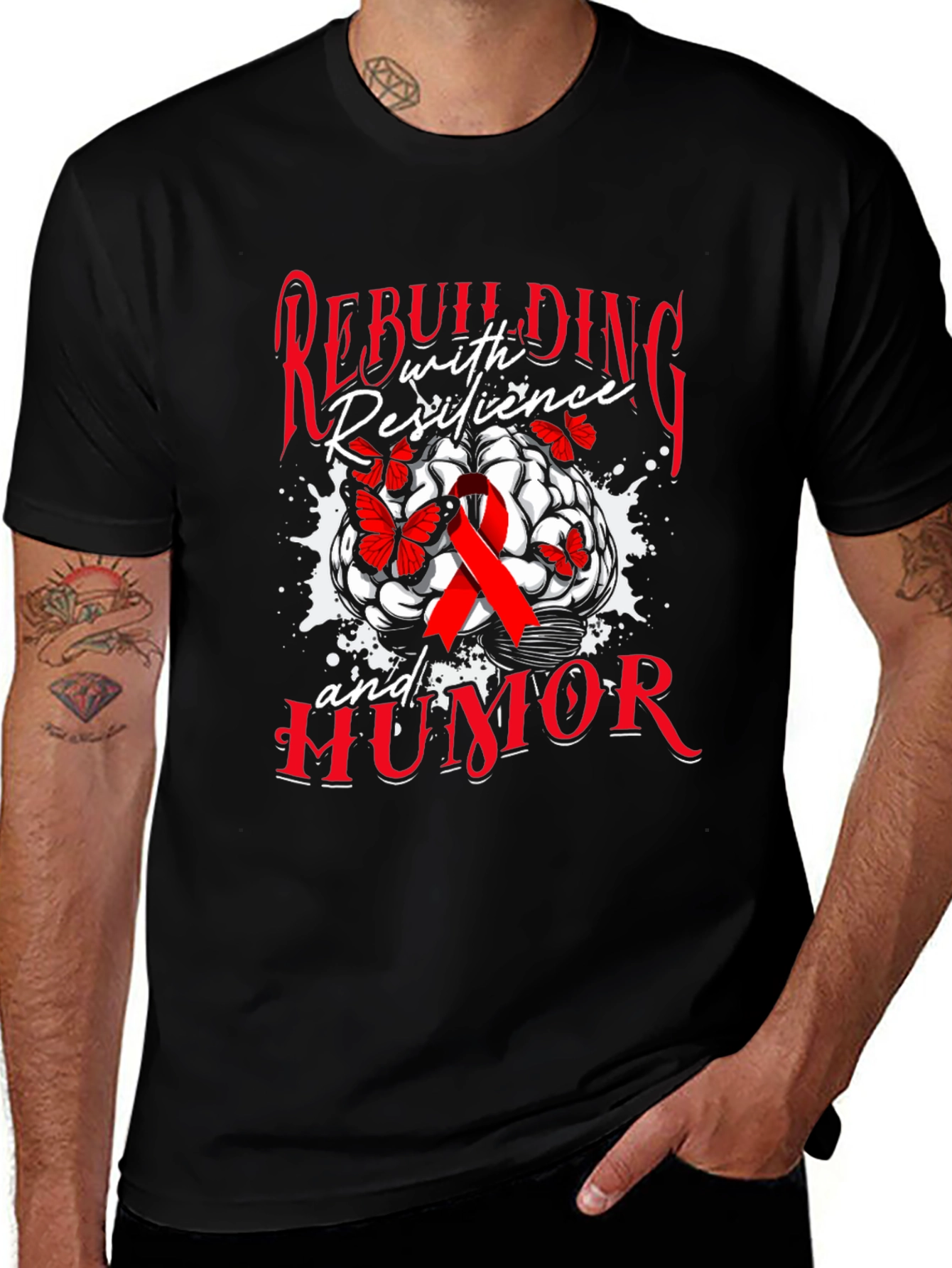 Rebuilding with Resilience and Humor T-Shirt