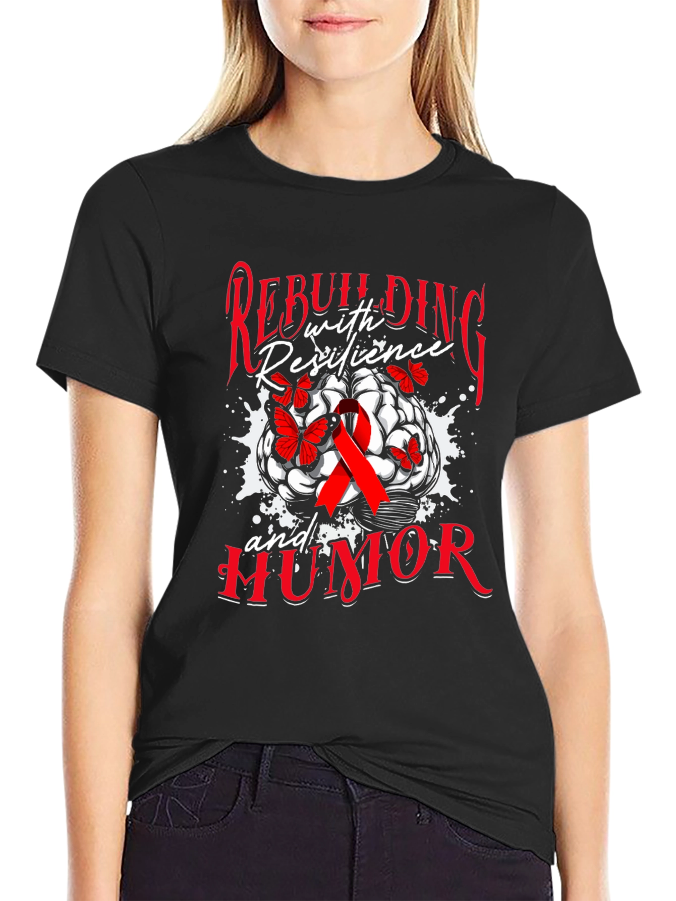 Rebuilding with Resilience and Humor T-Shirt
