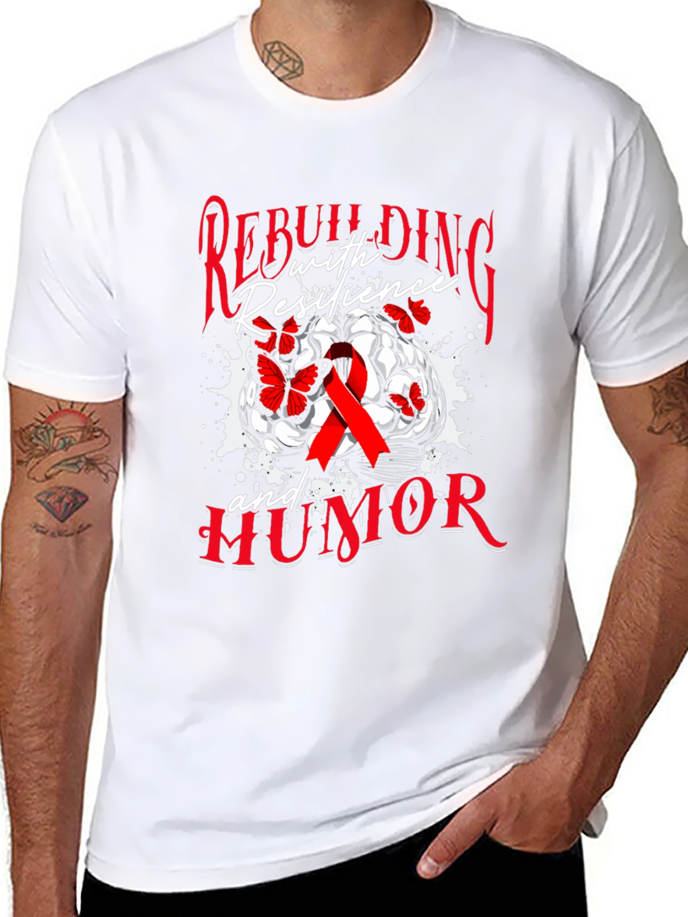 Rebuilding with Resilience and Humor T-Shirt