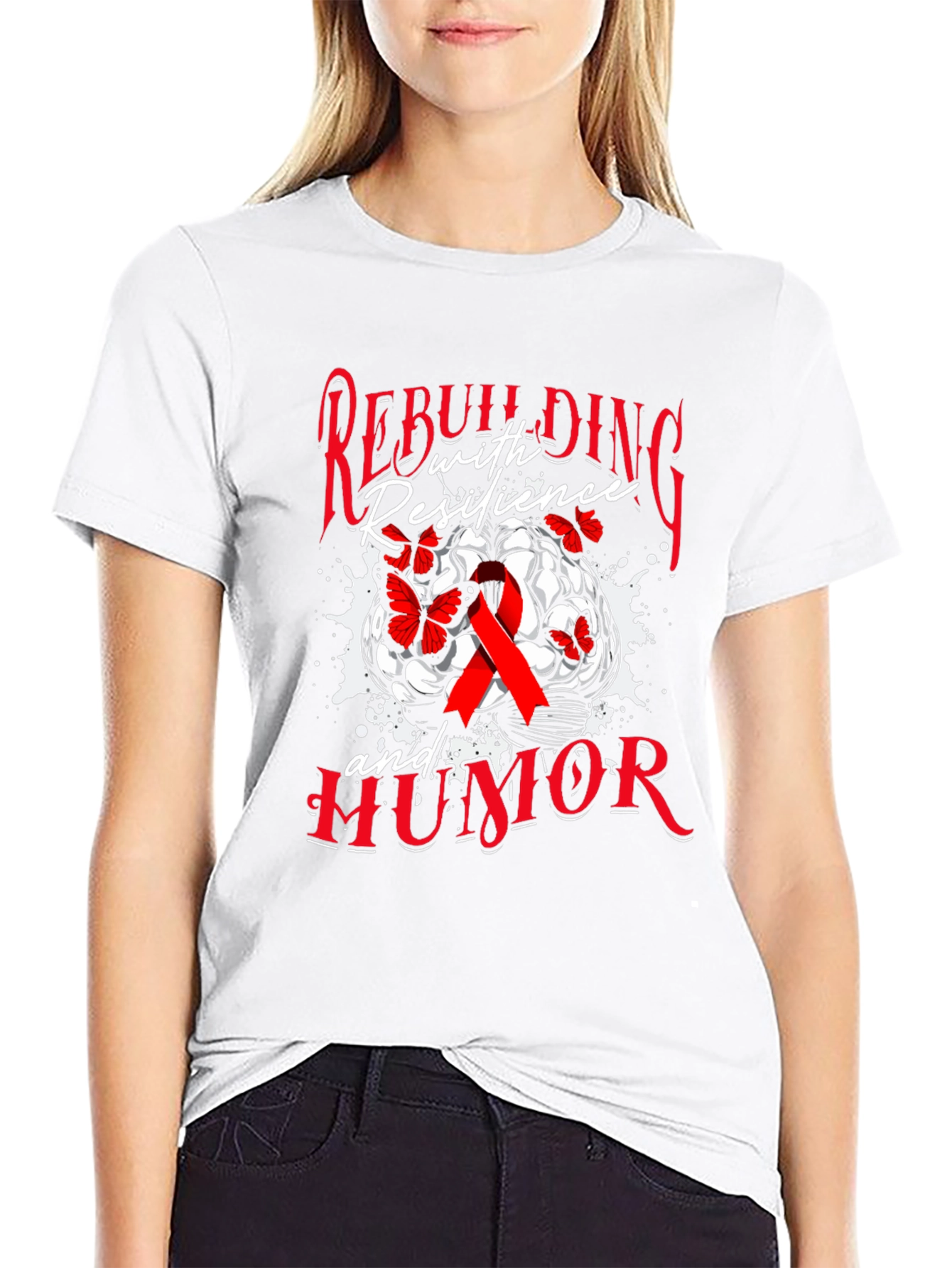 Rebuilding with Resilience and Humor T-Shirt
