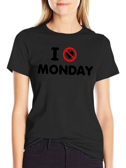 I Hate Monday Graphic Tee - Anti-Monday T-Shirt