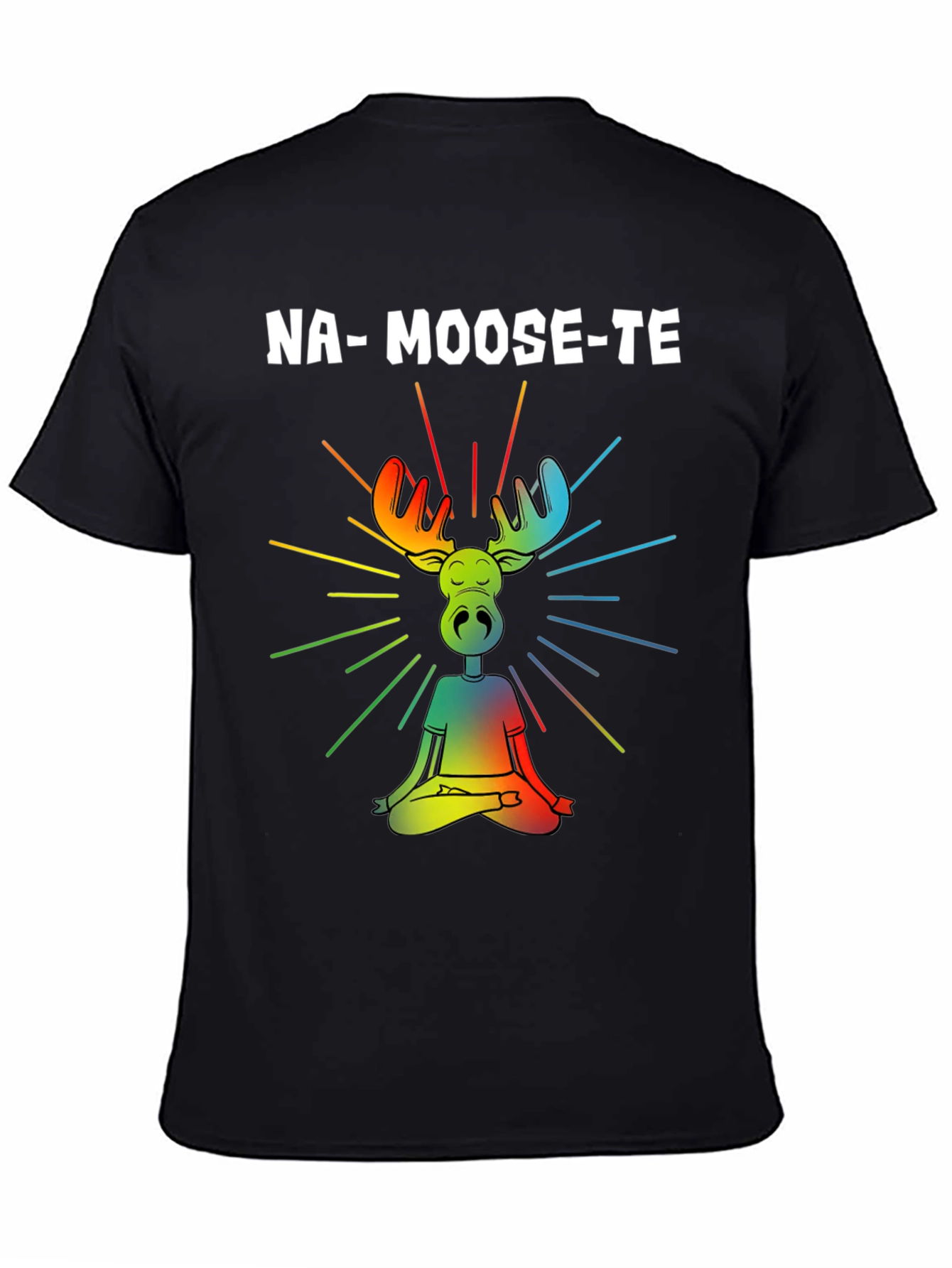Na-Moose-Te Yoga Moose Graphic T-Shirt