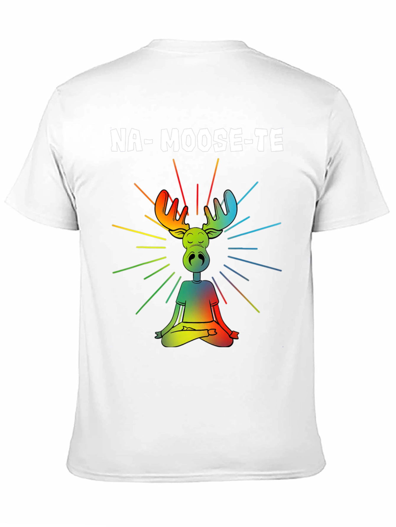 Na-Moose-Te Yoga Moose Graphic T-Shirt