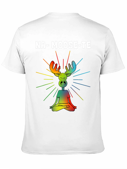 Na-Moose-Te Yoga Moose Graphic T-Shirt