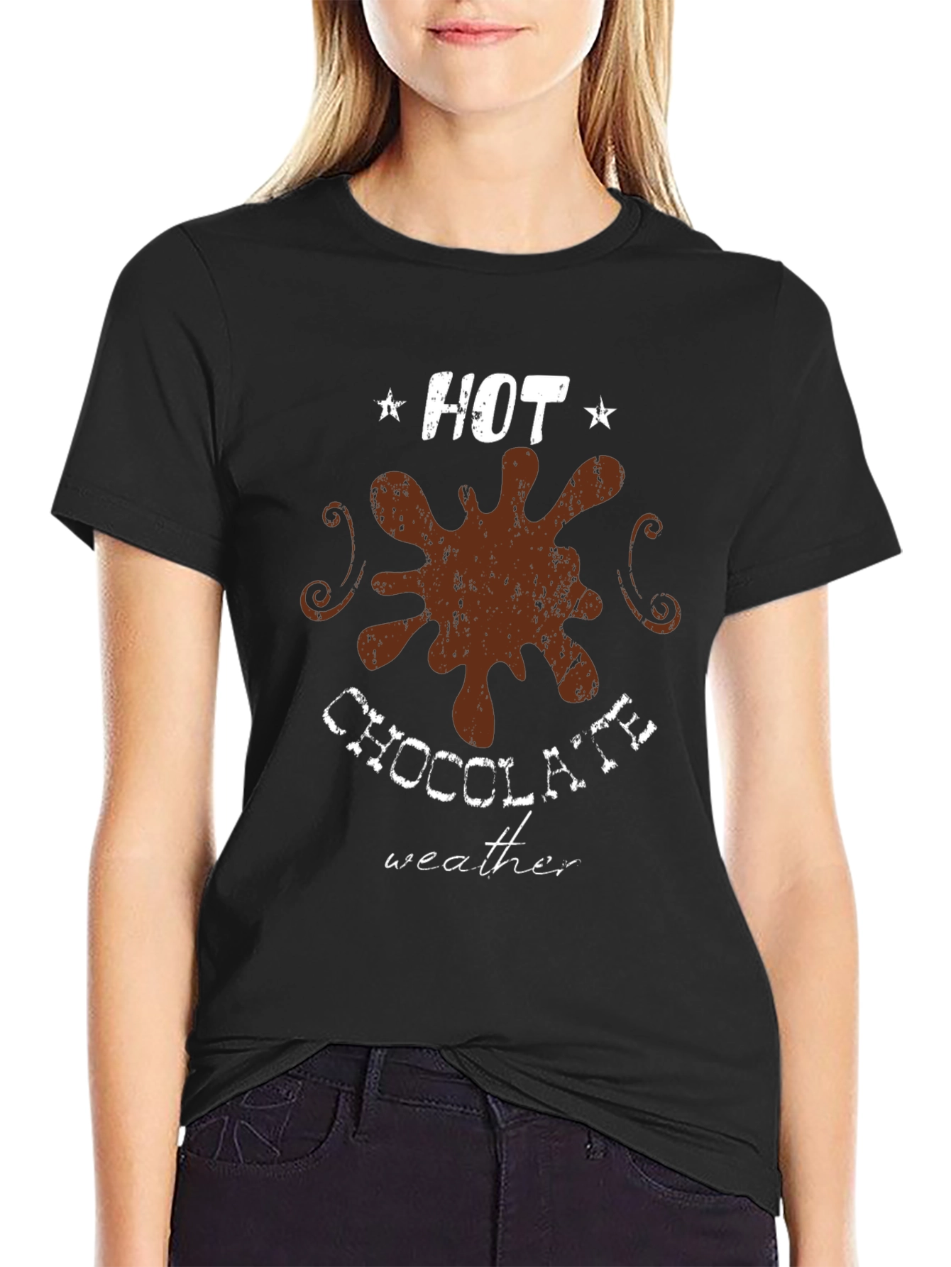 Hot Chocolate Weather T-Shirt Black