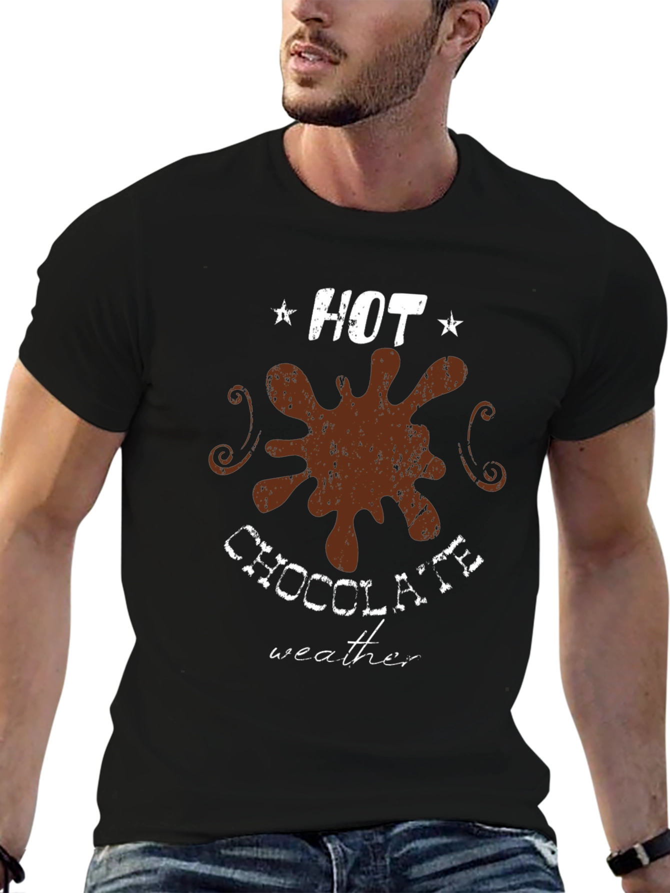 Hot Chocolate Weather T-Shirt Black