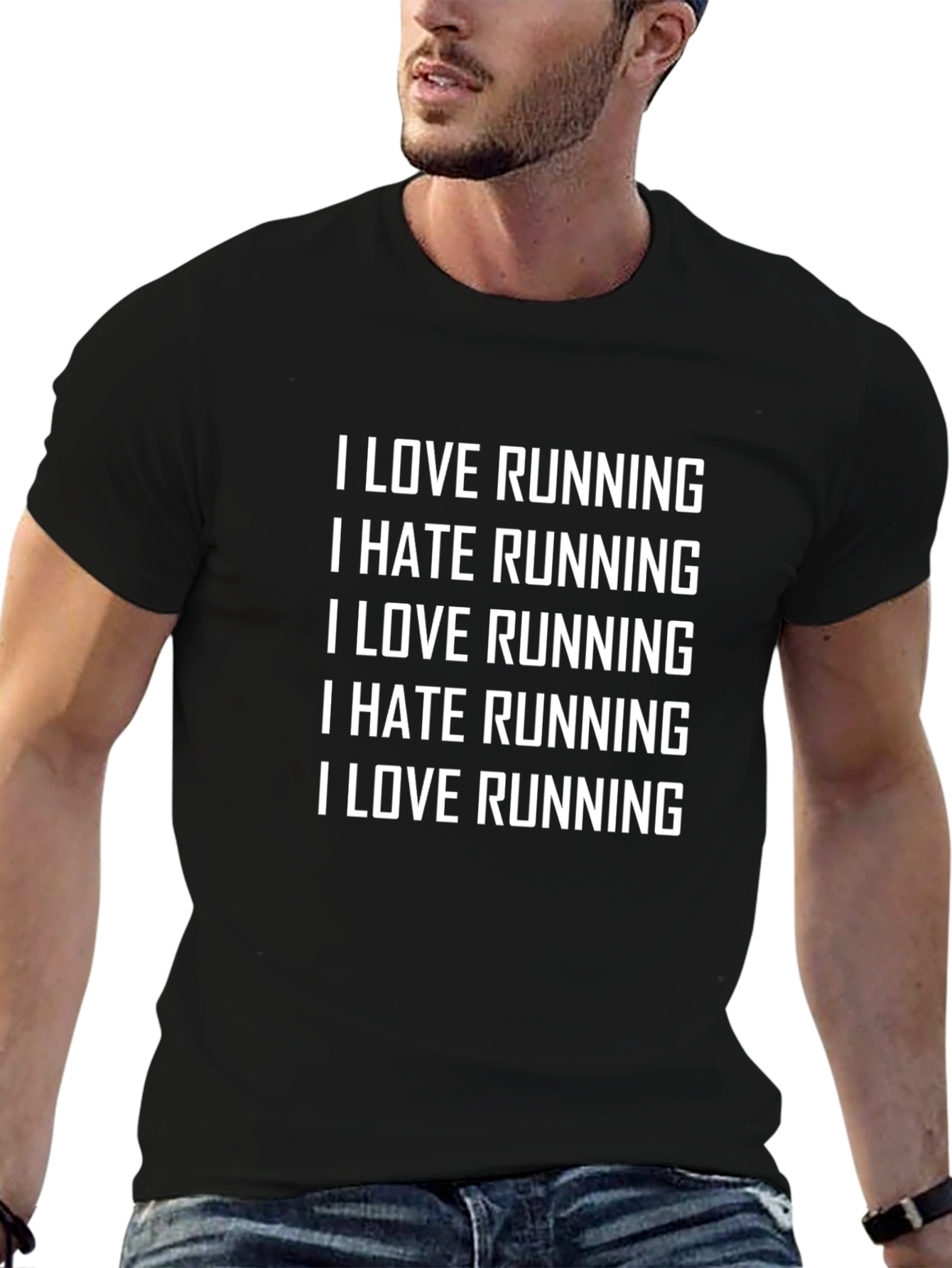 I Love Running / Hate Running Graphic Tee