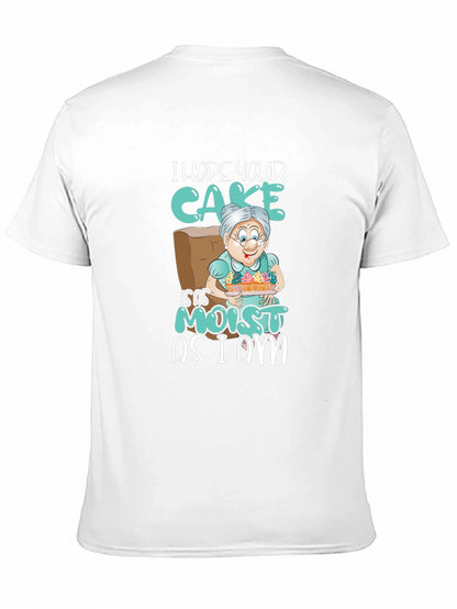 Moist Cake Grandma T-Shirt Funny Sarcastic Tee
