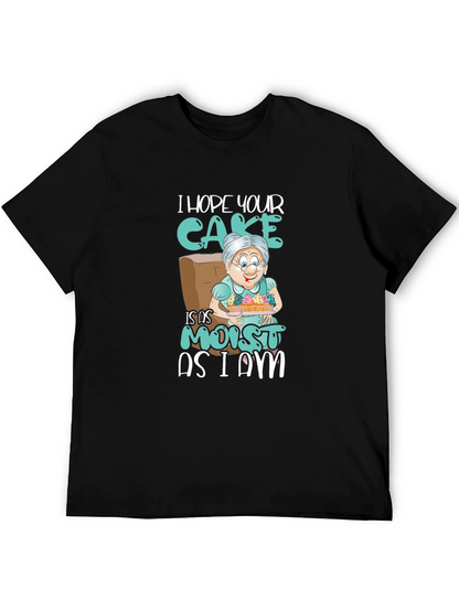 Moist Cake Grandma T-Shirt Funny Sarcastic Tee